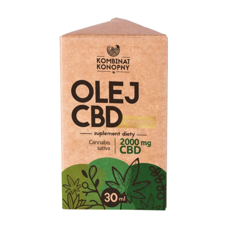 Kombinat Konopny Olej CBD Premium 2000 mg Full Spectrum (30 ml) – Suplement Diety