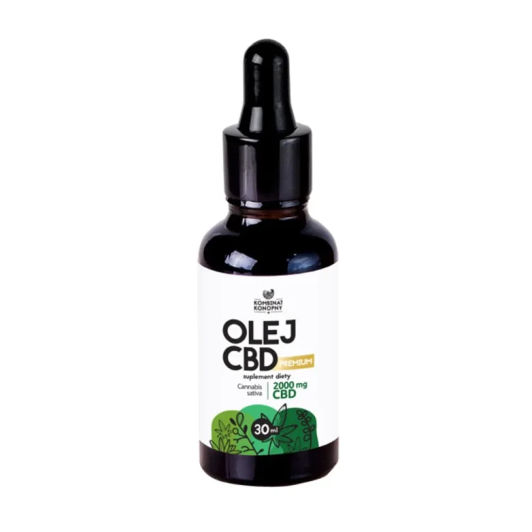 Kombinat Konopny Olej CBD Premium 2000 mg Full Spectrum (30 ml) – Suplement Diety