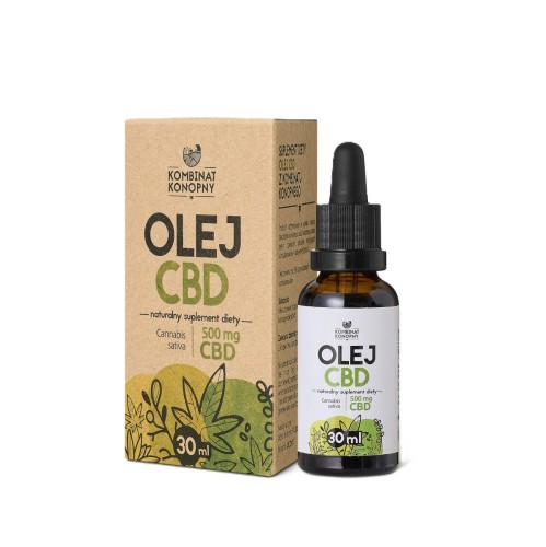 Kombinat Konopny Olej CBD 500 mg 30 ml Suplement Diety