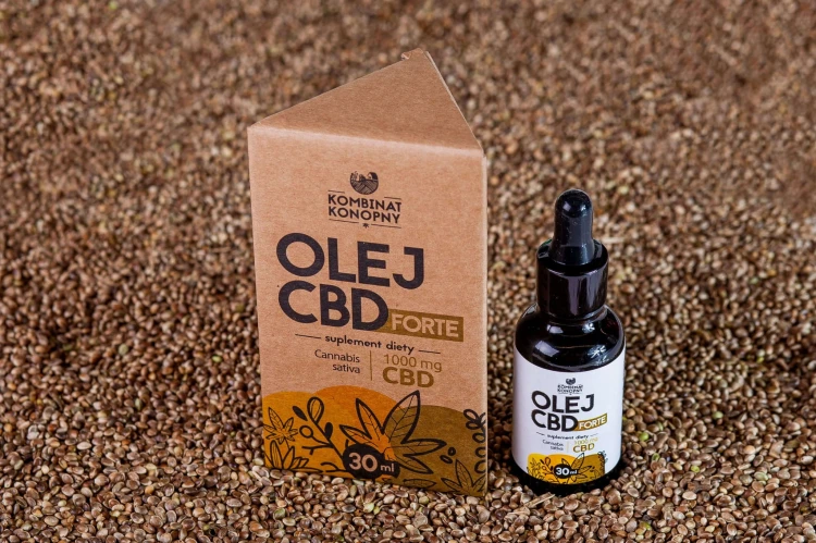 Kombinat Konopny Olej CBD Forte 1000 mg 30 ml – Suplement Diety