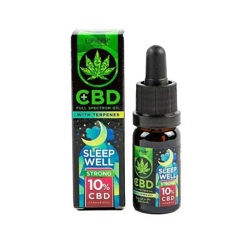 Euphoria Olejek Konopny CBD 10% Sleep Well Full Spectrum 10 ml.webp