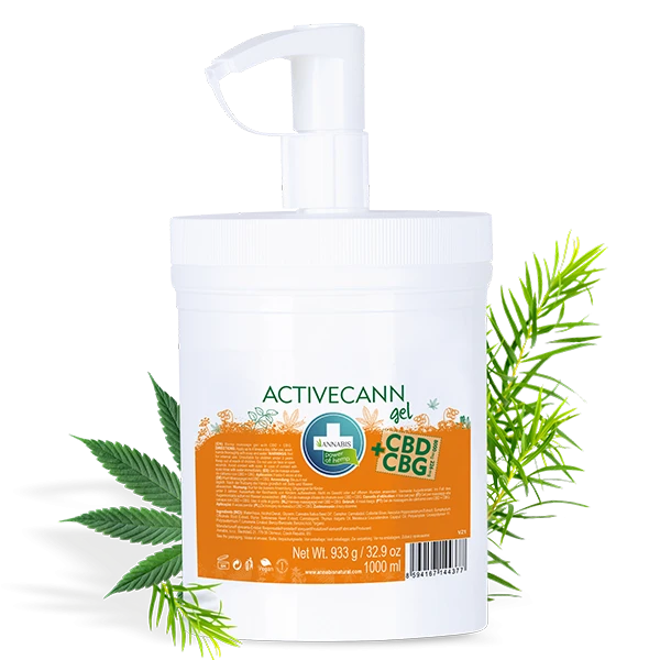 Annabis Activecann CBD + CBG Silny Żel Konopny do Masażu i Regeneracji 1000 ml.jpg