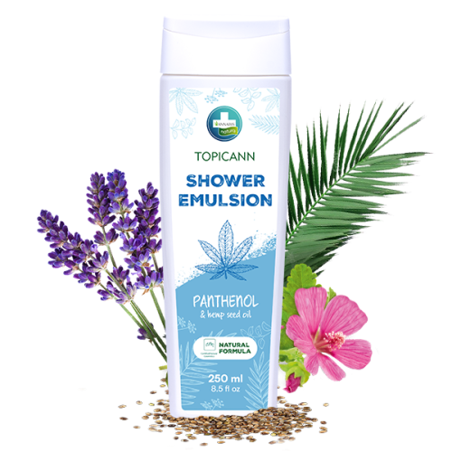 Annabis Topicann – 100% Naturalna Emulsja pod Prysznic do Skóry Atopowej i Wrażliwej (250 ml).png