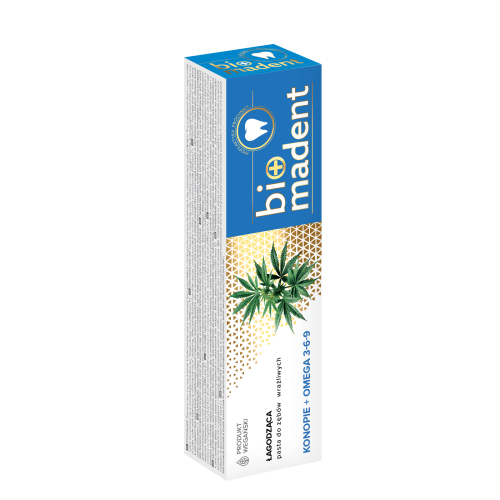 BIO MADENT Konopna, łagodząca pasta do zębów 100 ml