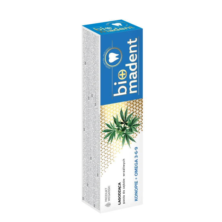 BIO MADENT Konopna, łagodząca pasta do zębów 100 ml