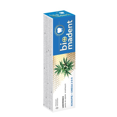 BIO MADENT Konopna, łagodząca pasta do zębów 100 ml