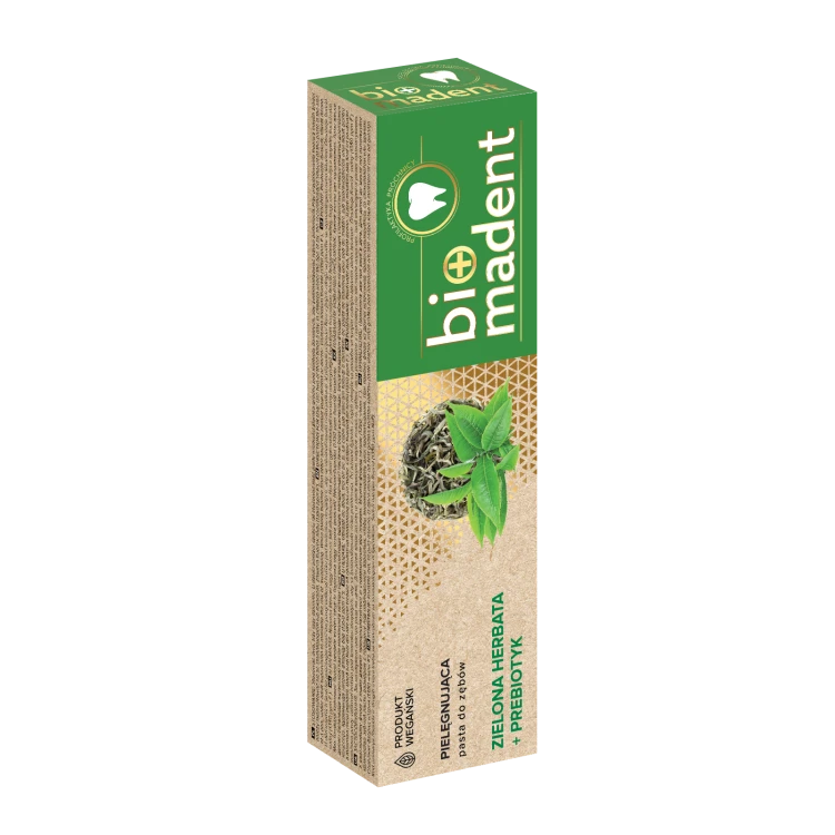 BIO MADENT Naturalna pasta do zębów Green Tea z prebiotykiem 100 ml