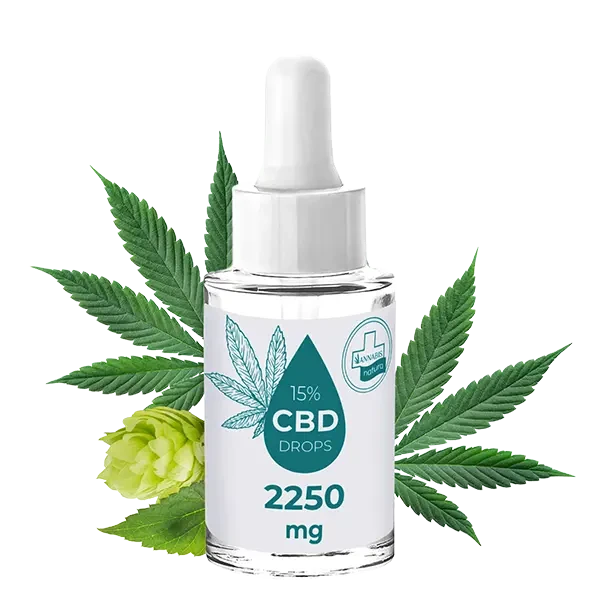 Annabis Krople CBD 15% 2250 mg Skoncentrowane Wsparcie i Równowaga 15 ml
