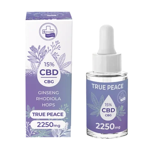 Annabis Krople CBD/CBG POHODA 15% Adaptogenna Synergia dla Umysłu i Ciała 15 ml