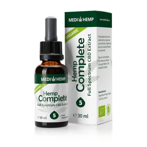 Medihemp 5 Complete Naturalny olejek CBD/CBDa BIO Full Spectrum 30 ml