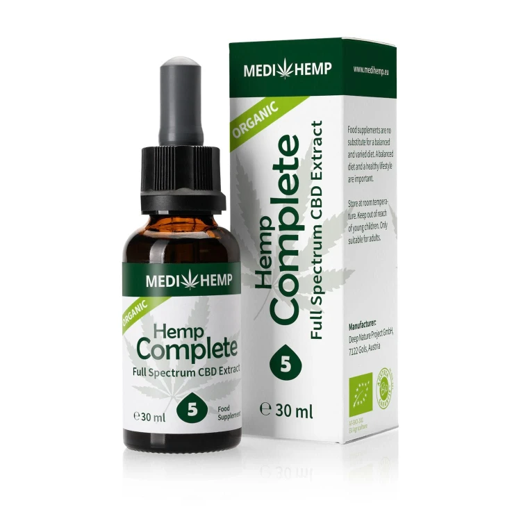 Medihemp 5 Complete Naturalny olejek CBD/CBDa BIO Full Spectrum 30 ml