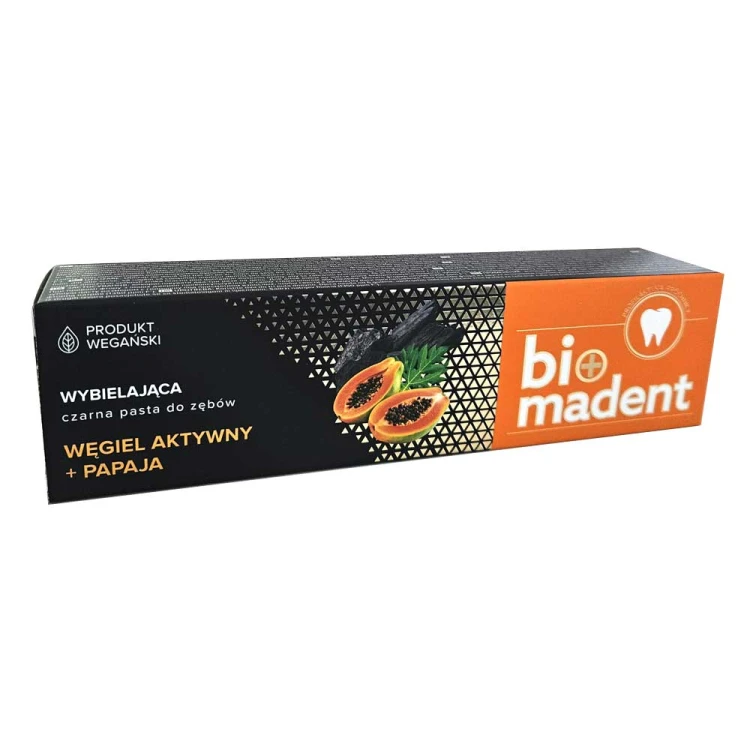 BIO MADENT Wybielająca konopna pasta do zębów z CBD i papają 100 ml