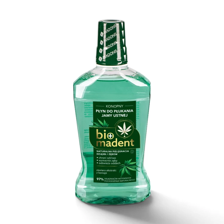 BIO MADENT Konopny płyn do płukania jamy ustnej z CBD 500 ml