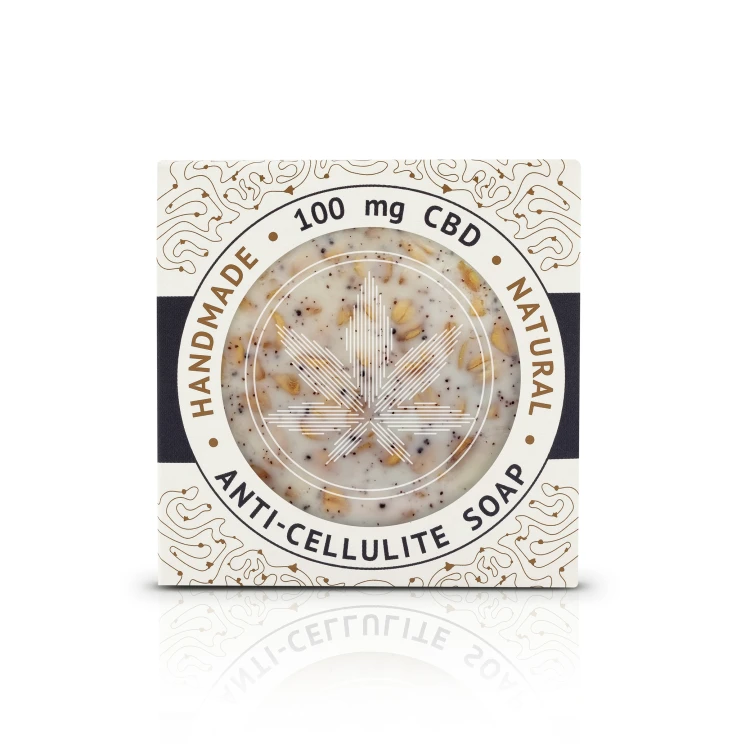 CANNALINE Ręcznie robione mydło konopne z CBD Anti-Cellulite 110 g