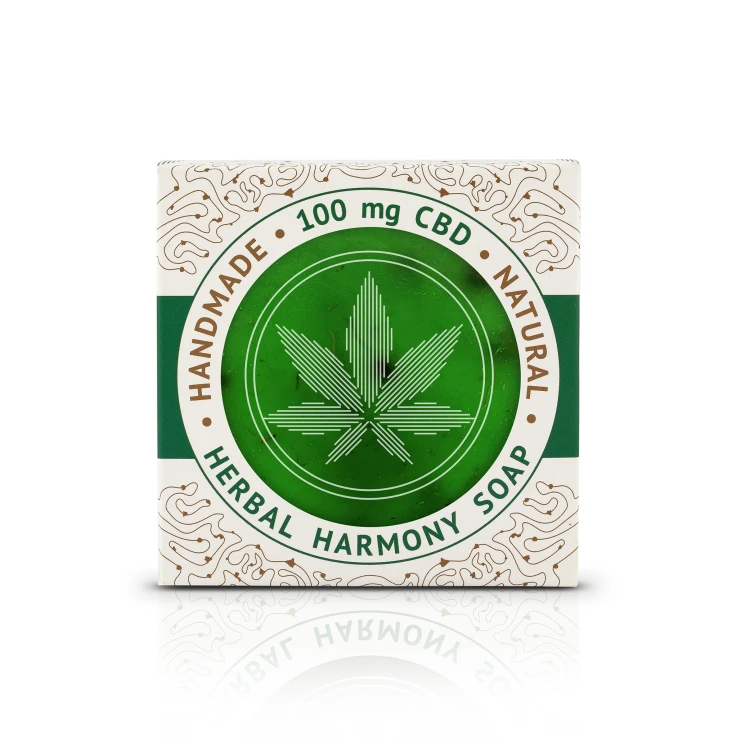 CANNALINE Rzemieślnicze Mydło Konopne z 100 mg CBD Herbal Harmony 110 g