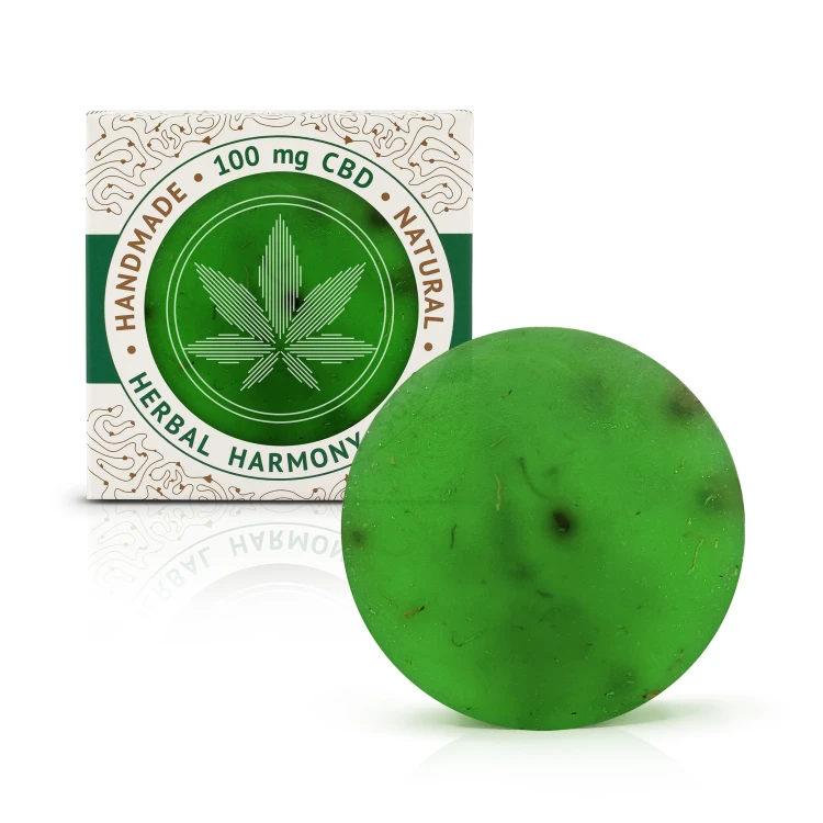 CANNALINE Rzemieślnicze Mydło Konopne z 100 mg CBD Herbal Harmony 110 g