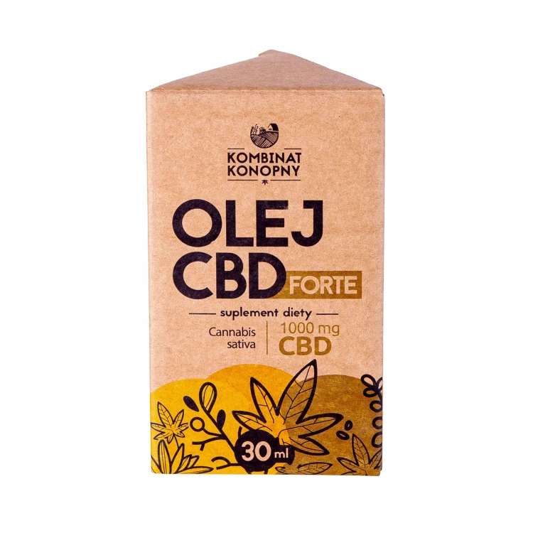 Kombinat Konopny Olej CBD Forte 1000 mg 30 ml – Suplement Diety