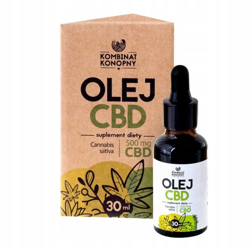 Kombinat Konopny Olej CBD 500 mg 30 ml Suplement Diety