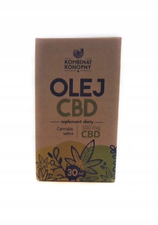 Kombinat Konopny Olej CBD 500 mg 30 ml Suplement Diety