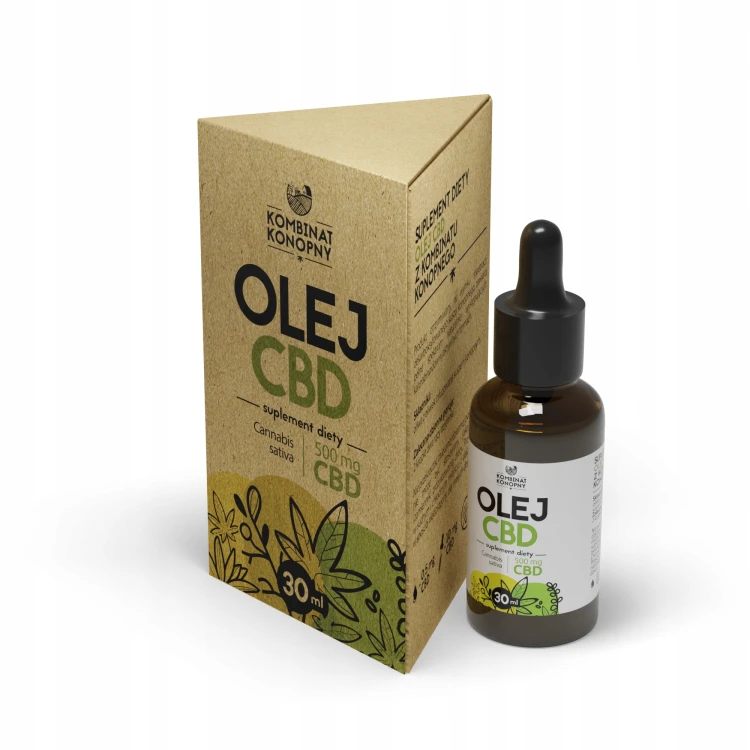 Kombinat Konopny Olej CBD 500 mg 30 ml Suplement Diety