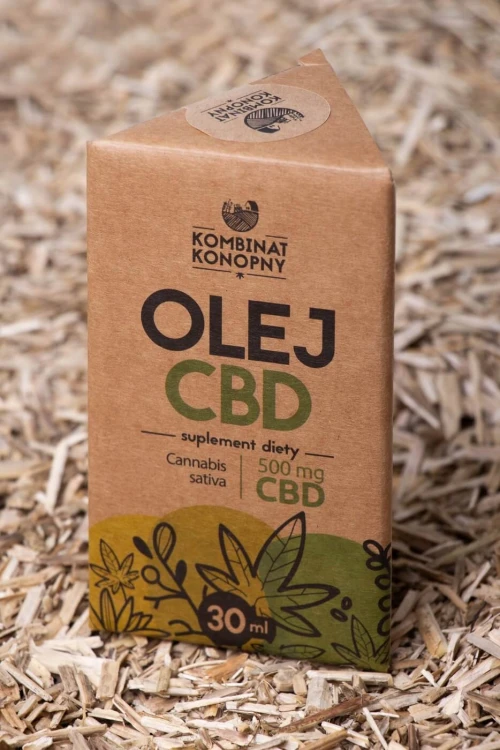 Kombinat Konopny Olej CBD 500 mg 30 ml Suplement Diety