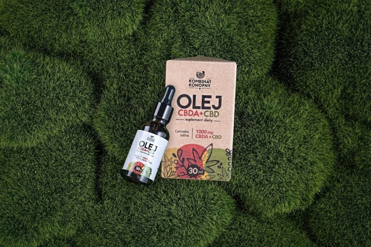 Kombinat Konopny Olej CBDA+CBD RAW 1000 mg 30 ml - Suplement Diety