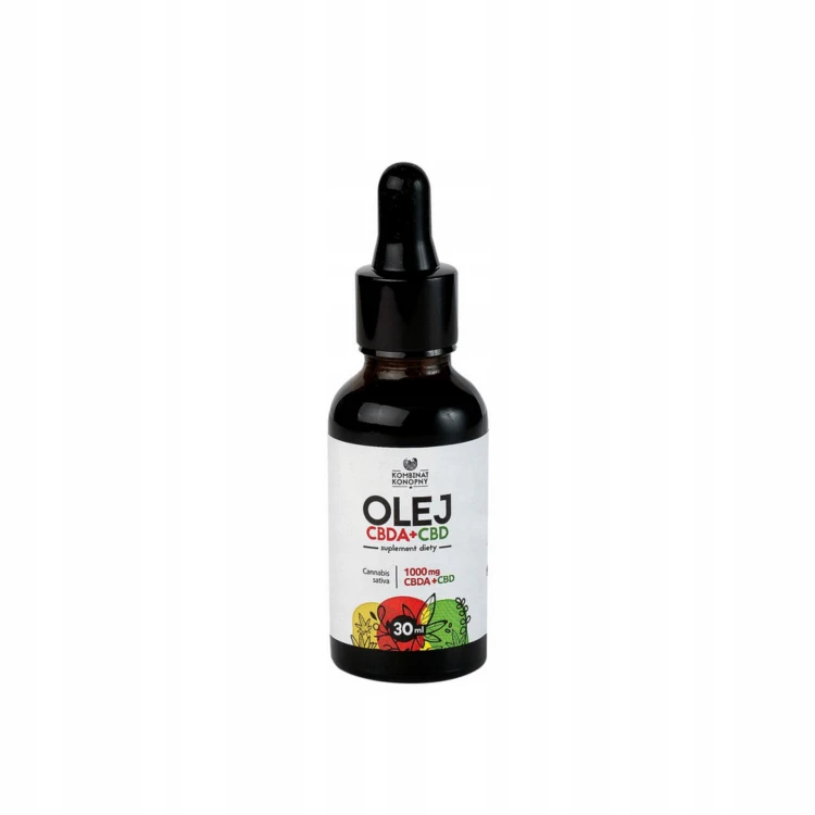 Kombinat Konopny Olej CBDA+CBD RAW 1000 mg 30 ml - Suplement Diety